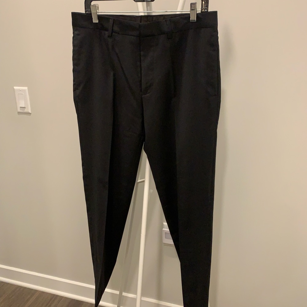 Club Monaco men’s wool suit pants - black
